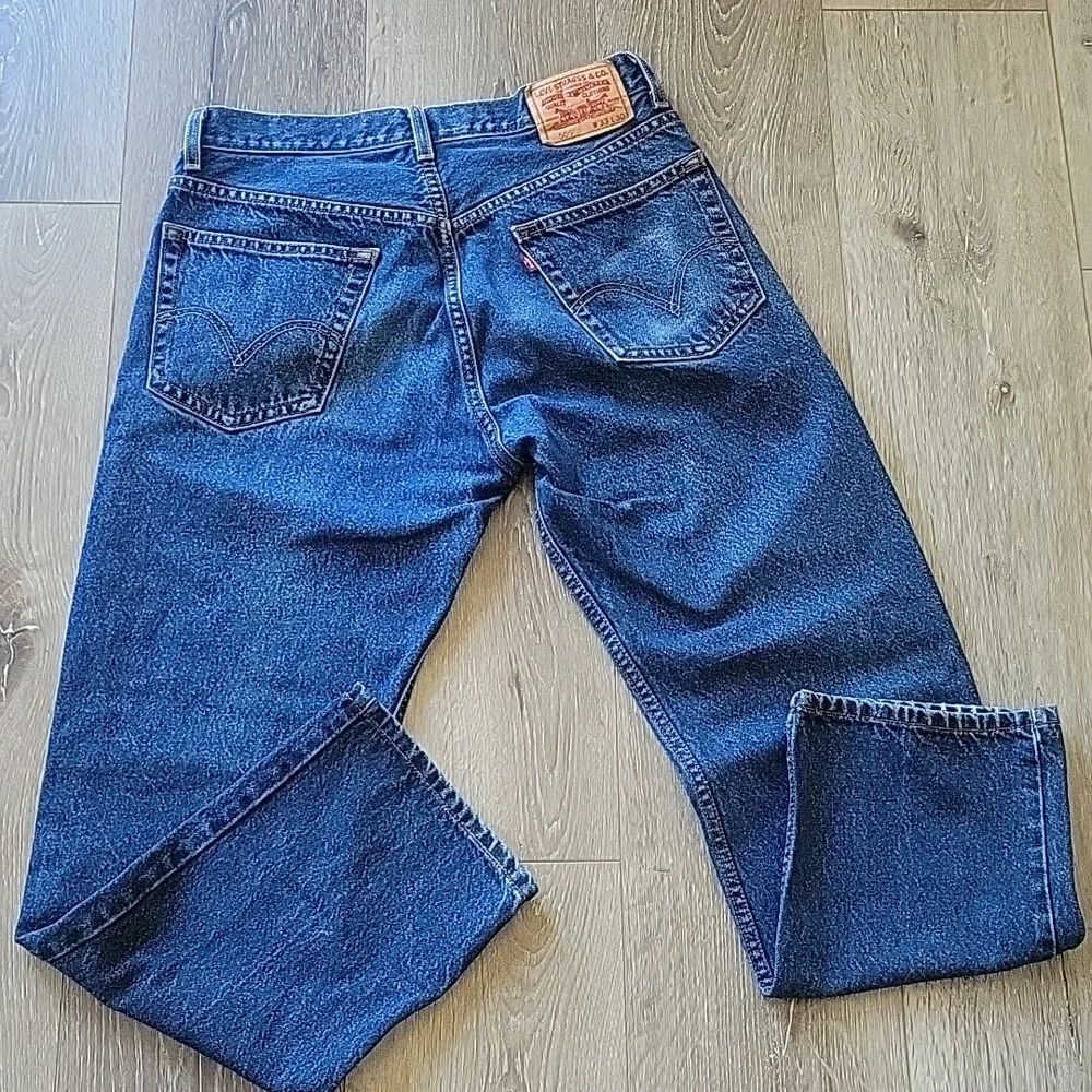 Vintage Levi's 505 Regular Fit Zip Fly Blue Straight Jeans W33 x L30 (W30 x L27)